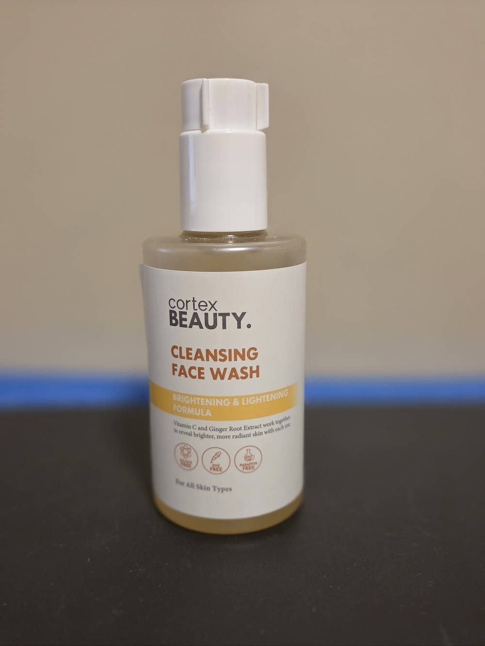 Cortex BEAUTY Cleansing Face Wash - White & Yellow